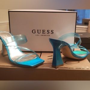Guess light blue sandals